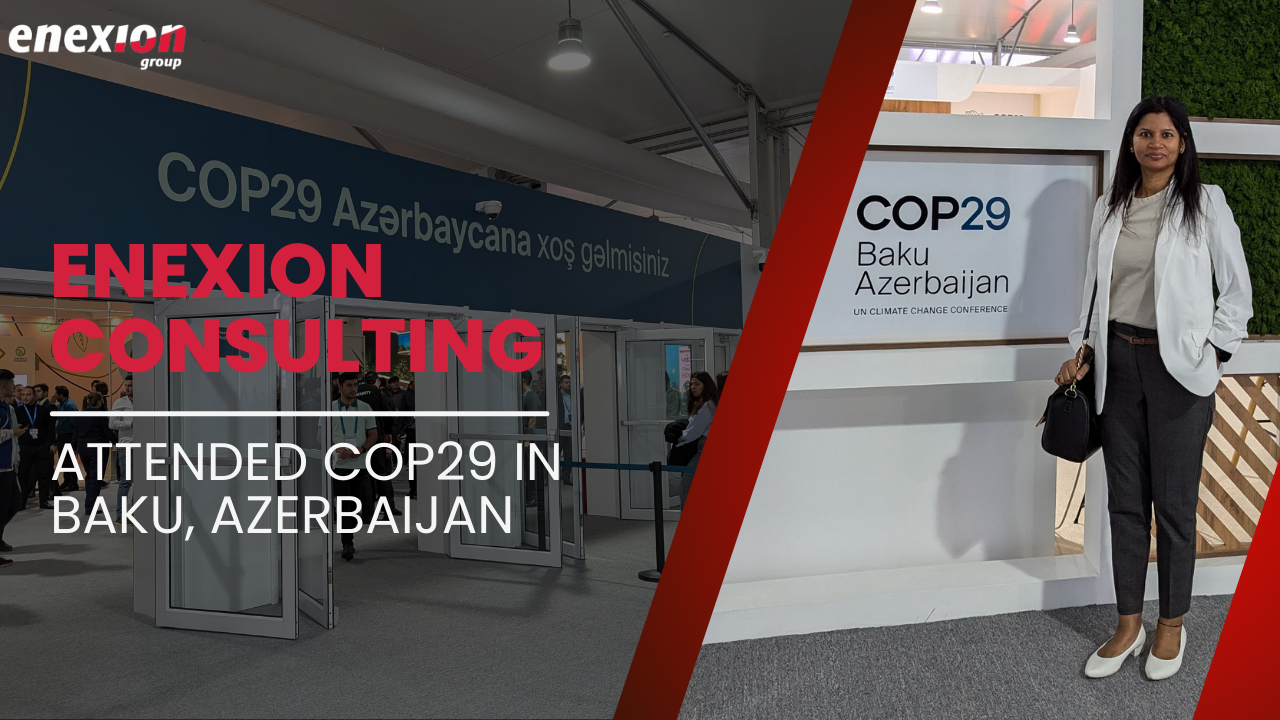 Enexion Consulting at cop 29 thumbnail